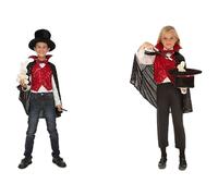 Mom I Want To Be A Magician Kids Costume Red 3-5 Years