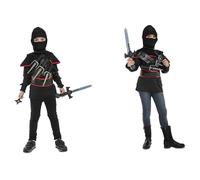 Mom I Want To Be A Ninja Kids Costume Black 3-5 Years