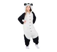 Mom Infant Panda Kigurumi Bear With Hood And Tail Costume White M