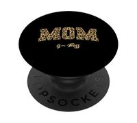Mom Is Boss in a Leopard Print for Mothers Day PopSockets Adhesive PopGrip