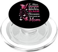 Mom Is My Guardian Angel In Heaven Memorial Day Men Women PopSockets PopGrip for MagSafe