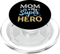 Mom Is My Super HERO Mom Superhero PopSockets PopGrip for MagSafe