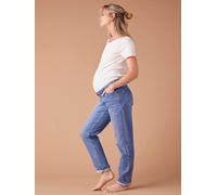 Mom Jeans with Removable Belly Band for Maternity, ENVIE DE FRAISE stone