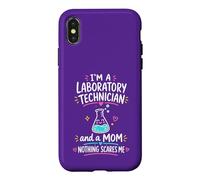 Mom Laboratory Technician Female Lab Tech Case for iPhone X/XS