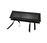 Mom Letter Flower Box - Fillable Floral Packaging for Celebrations, Elegant Decorative Empty Gift Box for Mother's Day, Birthday, Anniversary- Black