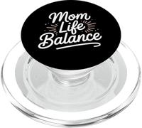 Mom Life Balance Parenting PopSockets PopGrip for MagSafe