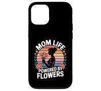 Mom Life Powered By Flowers Floral Case for iPhone 12/12 Pro