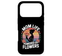 Mom Life Powered By Flowers Floral Case for iPhone 17 Pro
