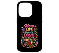 Mom Life Powered by Love and Loudness Floral Mama Case for iPhone 14 Pro