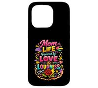 Mom Life Powered by Love and Loudness Floral Mama Case for iPhone 15 Pro