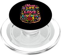 Mom Life Powered by Love and Loudness Floral Mama PopSockets PopGrip for MagSafe