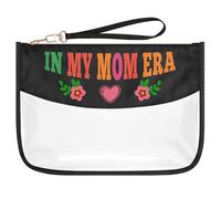 Mom Makeup Bag Mother Gift from Daughter Son New Mom Mama Thank You Gifts Mothers Day Birthday Gifts for Mother Clear Cosmetic Bag PVC Zipper Travel Toiletry Pouch