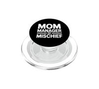 Mom Manager Of Mischief PopSockets PopGrip for MagSafe