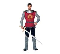 Mom Medieval Knight Men Costume Red L