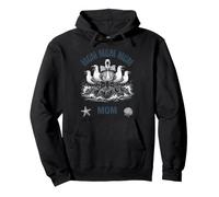 MOM MOM MOM Funny Seagull Mother Design Pullover Hoodie
