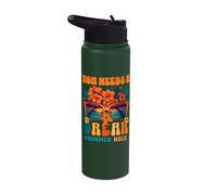 Mom Mother Momma Needs A Vacation Break Summer Holidays Stainless Steel Insulated Water Bottle