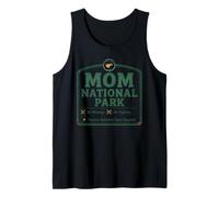 Mom National Park Outdoors Mothers Day Retro Parenting Joke Tank Top
