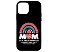Mom of a Heart Warrior Leopard Rainbow Case for iPhone 12 mini