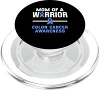 Mom Of A Warrior Colon Cancer Awareness PopSockets PopGrip for MagSafe