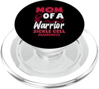 Mom Of A Warrior Sickle Cell Awareness Family Support PopSockets PopGrip for MagSafe