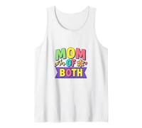 Mom of Both Mothers Day Boy Mom Girl Mom Mama Mother Mommy Tank Top