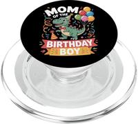 Mom Of The Birthday Boy Fun Dinosaur Theme PopSockets PopGrip for MagSafe