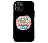Mom Of The Birthday Boy Funny Son B-day Mother Mama Mum Cute Case for iPhone 11 Pro