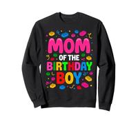 Mom Of The Birthday Boy Master Builder Building Brick Blocks Sweatshirt