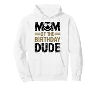 Mom Of The Birthday Dude Cool Boy Mom Pullover Hoodie