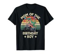 Mom of The Birthday Party Monster Truck T-Rex Mommy T-Shirt