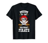 Mom of the Birthday Pirate Themed Matching Bday Party T-Shirt