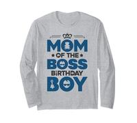 Mom of The Boss Birthday Party Outfit Like A Boss Mommy Long Sleeve T-Shirt