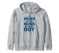 Mom Of The Boss Birthday Party Outfit Like A Boss Mommy Zip Hoodie
