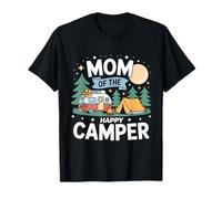 Mom of The Happy Camper Outfit - Cute Outdoor Family T-Shirt