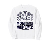 Mom Of The Little Wildflower Birthday Party Baby Shower Sweatshirt