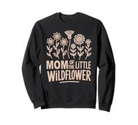 Mom Of The Little Wildflower Birthday Party Baby Shower Sweatshirt