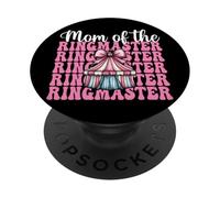 Mom of the Ringmaster Mama Circus Carnival Tent Mother's Day PopSockets Adhesive PopGrip