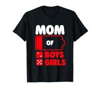 Mom of Two Boys and Five Girl T-Shirt