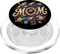 Mom Outer Space Galaxy Birthday Girl 1st Trip Around The Sun PopSockets PopGrip for MagSafe