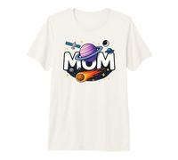 Mom Outer Space Galaxy Birthday Girl 1st Trip Around The Sun Premium T-Shirt