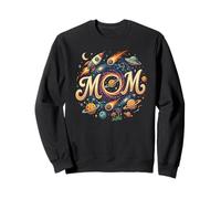 Mom Outer Space Galaxy Birthday Girl 1st Trip Around The Sun Sweatshirt