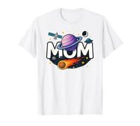 Mom Outer Space Galaxy Birthday Girl 1st Trip Around The Sun T-Shirt