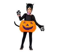 Mom Pumpkin Cat Girl Costume
