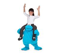 Mom Ride-on Monster Of The Child Cookies Costume Blue