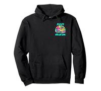 Mom Roller Girl Retro Skating Vibes Mother's Day Colorful Pullover Hoodie