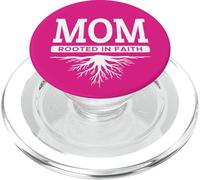 Mom Rooted in Faith Inspirational Christian Empowered Belief PopSockets PopGrip for MagSafe