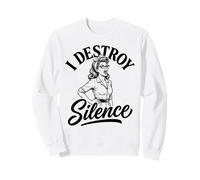 Mom Screaming Chaos Humor Silence destroy funny mothers day Sweatshirt