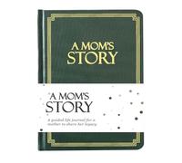Mom Story Journal, Guided Memory Book, 250 Question Keepsake, Meaningful Fill in Life Journal, for Family Daughter Mothers Day Birthday Pregnancy Daily Use, Treasured Book for Mom Stories Memories