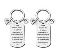 Mom to Be Gift Daddy to Be Keyring Pregnancy Announcement Gift Baby Shower Baby Announcement Jewelry Gift Parents to Be Gift First Time Dad Gifts New Mom Jewelry Gift Father/Mother to Be Keychain
