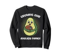 Mom-to-be GROWING OUR AVOCADO FAMILY Funny Soon to be Mom Sweatshirt